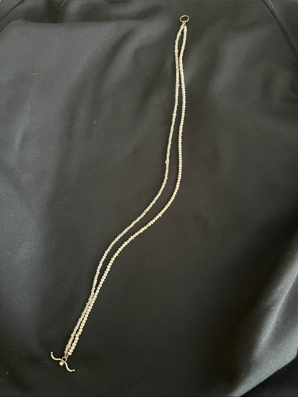 Delicate Pearl-Look Double Strand Necklace - Cream